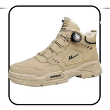 Kit Bota Militar Warrior Masculina de Couro Legitima + 3 Brindes: Cinto, Relógio e Carteira