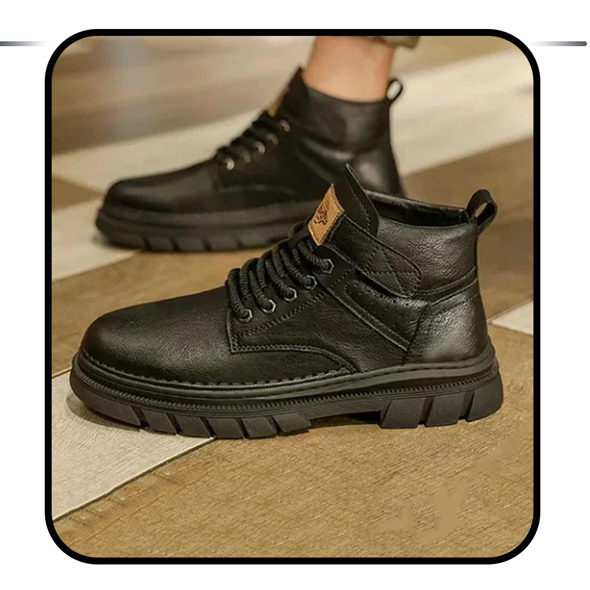 Bota Masculina Vanguard em Couro 100% Legítimo + Brindes: Cinto de Couro, Carteira e Relógio
